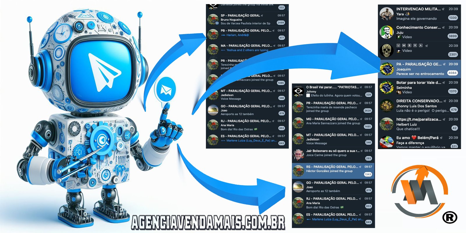 🤖 ROBÔ DIVULGADOR DE GRUPO EM MASSA